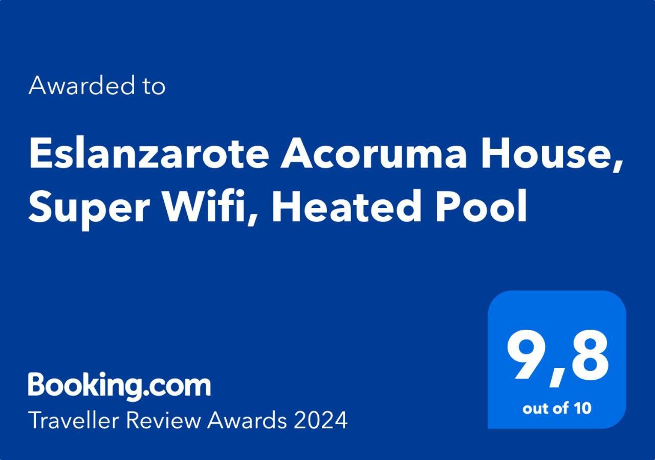 Eslanzarote Acoruma House, Super Wifi, Heated Pool Güime Eksteriør billede